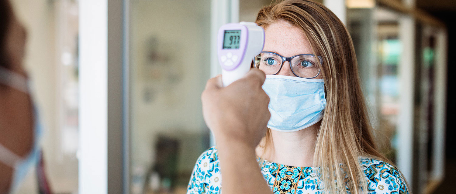 Fever symptom healthcare concept